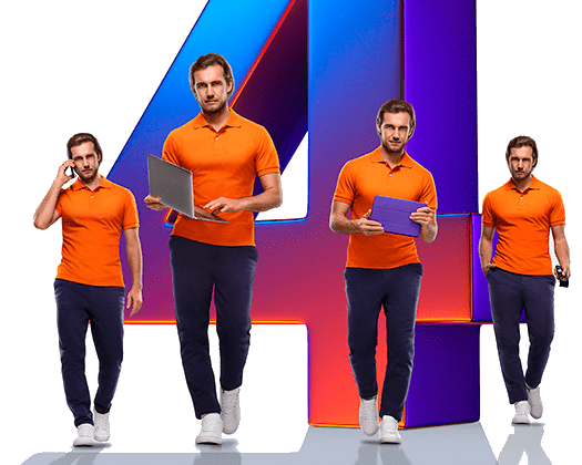 Великолепная четверка Ростелеком в деревня Михайлов Погост (Псковская область)